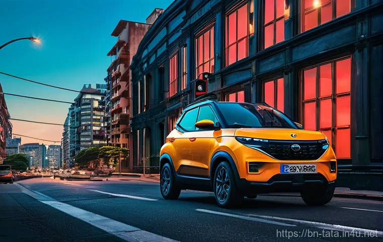 타타 펀치의 가족용 차량 적합성 - Here are three detailed image generation prompts in English: