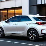 Home 9 타타 알트로즈 하이브리드의 연비 테스트 - **Prompt for Fuel Efficiency and Urban Life:**
"A vibrant, modern Tata Altroz iCNG car, depicted...